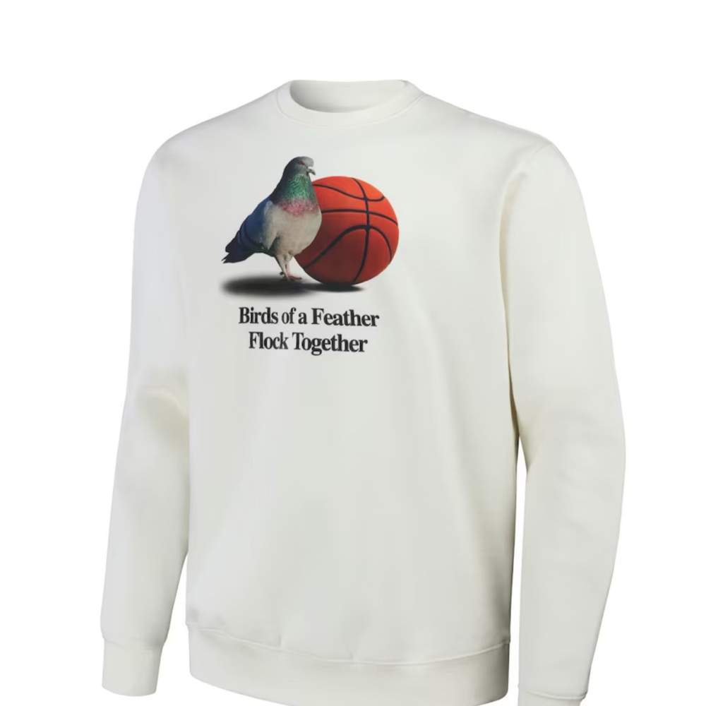 Cream Graphic NBA Sweater